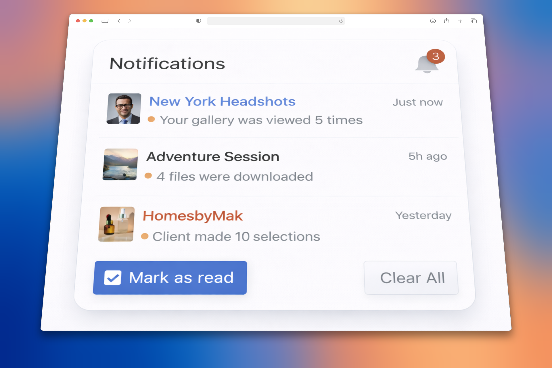 Stay informed without the inbox overload.